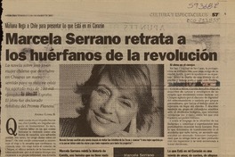 Marcela Serrano retrata a los huérfanos de la revolución  [artículo] Andrés Gómez B.