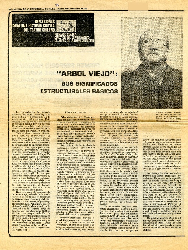 "Arbol viejo": sus significados estructurales básicos  [artículo] Fernando Cuadra.