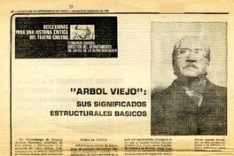 "Arbol viejo": sus significados estructurales básicos  [artículo] Fernando Cuadra.