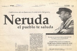 Neruda el pueblo te saluda.  [artículo]