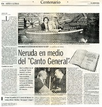 Neruda en medio del "Canto General"  [artículo] Armando Uribe.