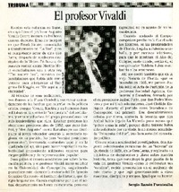 El profesor Vivaldi  [artículo] Sergio Ramón Fuentealba.