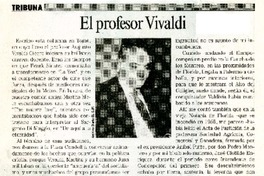 El profesor Vivaldi  [artículo] Sergio Ramón Fuentealba.