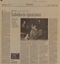 Sabiduría ignaciana  [artículo] Fernando Montes S. J.