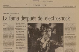 La fama después del electroshock  [artículo] Octavio Crespo