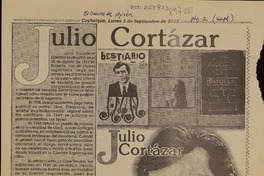 Julio Cortázar  [artículo].
