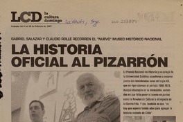 La historia oficial al pizarrón  [artículo]Rodrigo Alvarado E.