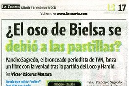 El oso de Bielsa se debió a las pastillas?  [artículo] Víctor Cáceres Massara.