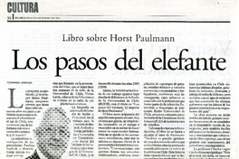 Los pasos del elefante  [artículo] Fernando Barraza.