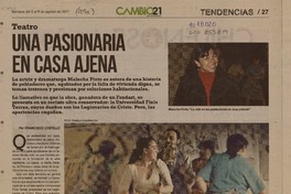 Una pasionaria en casa ajena  [artículo] Francisco Castillo.
