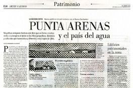 Punta Arenas y el país del agua  [artículo] Maite Armendariz Azcárate.