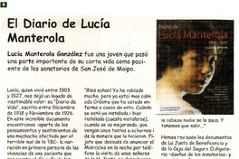 El diario de Lucía Manterola  [artículo] Alejandro Vila Latorre.