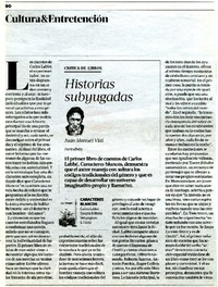 Historias subyugadas  [artículo] Juan Manuel Vial.