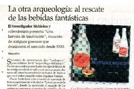 La otra arqueología: al rescate de las bebidas fantásticas  [artículo] Iñigo Díaz.
