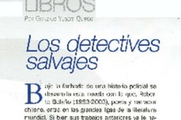 Los detectives salvajes  [artículo] Gonzalo Yuseff Quirós