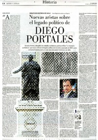 Diego Portales  [artículo] Daniel Swinburn.