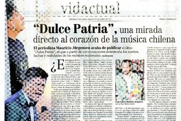 "Dulce patria", una mirada directo al corazón de la música chilena  [artículo] Felipe Ramos.