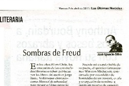 Sombras de Freud  [artículo] José Ignacio Silva.