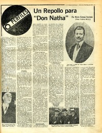 Un repollo para "Don Natha"  [artículo] Mario Cánepa Guzmán.