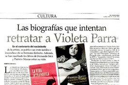 Las biografías que intentan retratar a Violeta Parra  [artículo] Roberto Careaga C.
