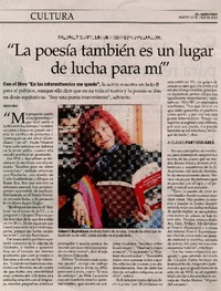 Shlomit Baytelman recupera poemarios "la poesía es también un lugar para mí" [artículo] : Iñigo Díaz ;[fotografía de] Macarena Pérez.