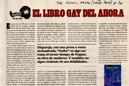 El libro gay del ahora  [artículo] Tal Pinto.