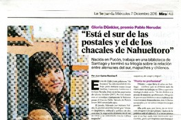 "Está el sur de las postales y el de los chacales de Nahueltoro" [entrevista] [artículo] : Juan Carlos Ramírez F.