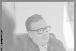 Presidente de la República Salvador Allende Gossens en la Casa Presidencial de Tomás Moro