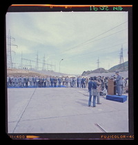 [Ceremonia de inauguración] : Inauguración de la Central Antuco, 22 de octubre de 1981