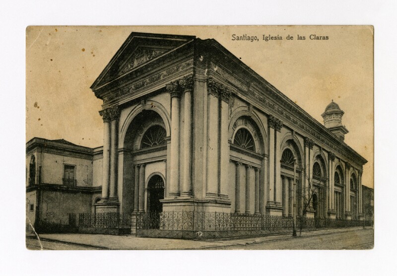 Santiago Iglesia de las Claras [fotografía] C. Kirsinger & Cia. -  Biblioteca Nacional Digital de Chile
