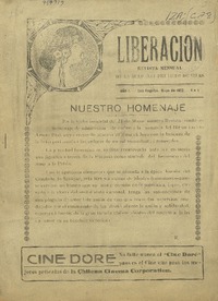 Liberación De la Academia Literaria del Liceo de Niñas.