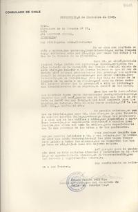 Carta. 1945 dic. 9,  Ana Martínez Correa, Pumanque.