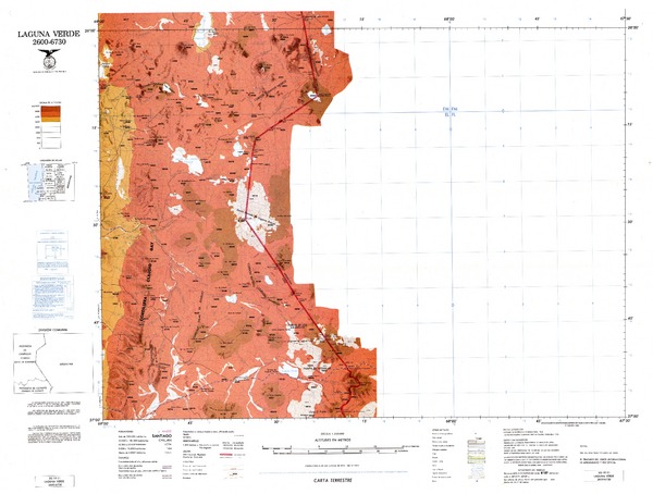 Laguna Verde 2600-6730: carta terrestre