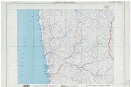 Illapel 3171 : carta preliminar [material cartográfico] : Instituto Geográfico Militar de Chile.