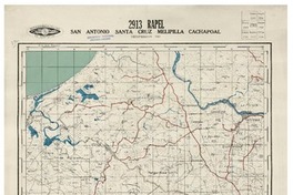 Rapel San Antonio Santa Cruz Melipilla Cachapoal [material cartográfico] : Instituto Geográfico Militar de Chile.
