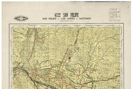 San Felipe San Felipe - Los Andes - Santiago [material cartográfico] : Instituto Geográfico Militar de Chile.