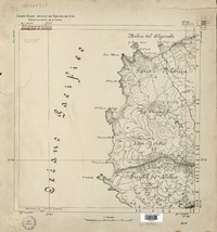 Algarrobo  [material cartográfico] Estado Mayor Jeneral del Ejército de Chile. Departamento de la Carta ; levantado por: Teniente Andrade.