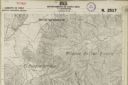 Apalta Departamentos de Santa Cruz y Cachapoal [material cartográfico] : Ejército de Chile. Instituto Geográfico Militar.