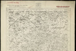 Baños de Chacabuco Departamento de Santiago [material cartográfico] : Estado Mayor Jeneral del Ejército de Chile. Departamento de Levantamiento.