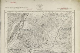 Cabildo Departamentos de Putaendo i Ligua[material cartográfico] : Estado Mayor Jeneral del Ejército de Chile. Departamento de Levantamiento.