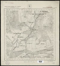 Catemu Departamentos de Quillota, Putaendo i Los Andes [material cartográfico] : Estado Mayor Jeneral del Ejército de Chile. Departamento de Levantamiento.