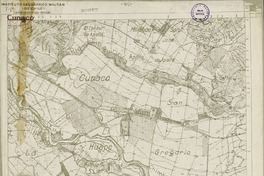 Cunaco  [material cartográfico] Instituto Geográfico Militar de Chile. Carta del Estado Mayor.