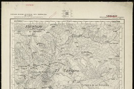 Chalaco Departamento de Ligua y Putaendo [material cartográfico] : Estado Mayor Jeneral del Ejército de Chile. Departamento de Levantamiento.
