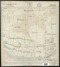 Chiñihue Departamento de Melipilla [material cartográfico] : Instituto Geográfico Militar de Chile. Carta de Estado Mayor.