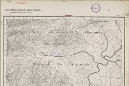 Chorombo [mapa] Estado Mayor Jeneral del Ejército de Chile. Departamento de la Carta ; levantado por Teniente E. Escala.