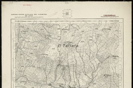Chorrillo Departamento de Putaendo [material cartográfico] : Estado Mayor Jeneral del Ejército de Chile. Departamento de Levantamiento.