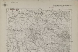 El Cheque  [material cartográfico] Estado Mayor Jeneral del Ejército de Chile. Departamento de la Carta.