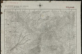 El Noviciado  [material cartográfico] Estado Mayor Jeneral del Ejército de Chile. Departamento de Levantamiento.