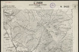 La Aparición Departamento de Santiago y Maipo [material cartográfico] : Ejército de Chile. Instituto Geográfico Militar.