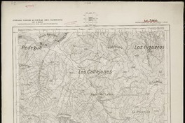 La Ñipa Departamentos de Petorca i Ligua [material cartográfico] : Estado Mayor Jeneral del Ejército de Chile. Departamento de Levantamiento.